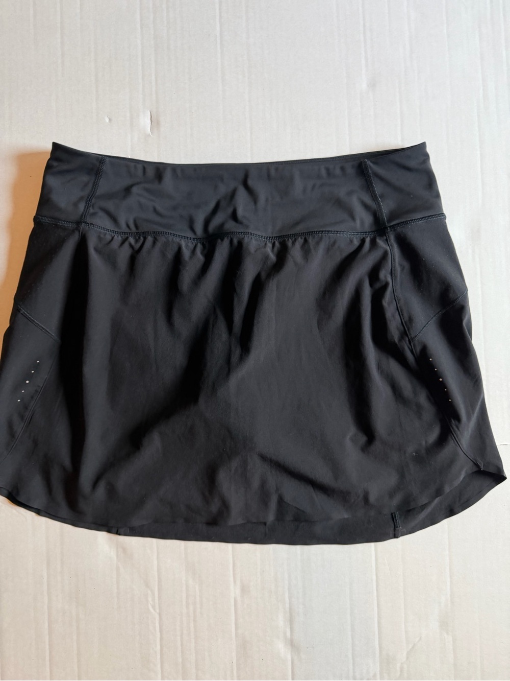 Athleta Black Athletic Skirt with Built-In Shorts